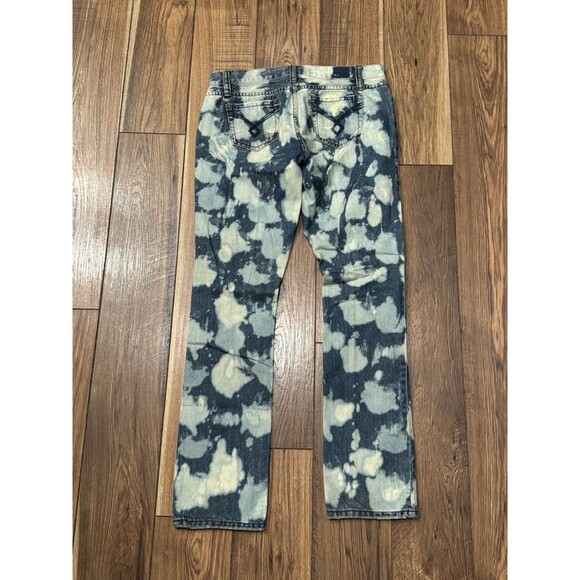 Arden B. Women’s Low Rise Acid Wash Bleach Jeans Y2K 2000s Size 28x31 - Picture 4 of 8